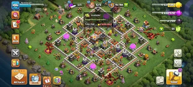 PREMIUM➤TH11 MAX➤ 100℅ MAXED NOTHING LEFT➤DRAGON STATUE‌>BABY DRAGON STATUE>ELECTRO DRAGON SATUE➤5 EPIC EQUIPMENT➤FULL ACCESS