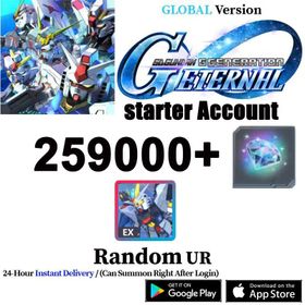 [Global Server] 259000+Diamond+Assault Freedom Gundam +  random UR +Only through the beginner tutorial+Newbie UR pool not drawn, Bandai ID login/Android/iOS interoperability