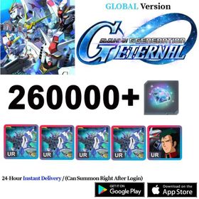 [Global Server] 260000+Diamond+HI-V Gundam UR×3+Bright Noah UR+Account Story Random+Newbie UR pool not drawn, Bandai ID login, /Android/iOS interoperability