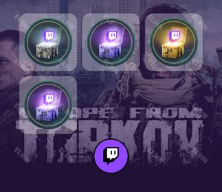 🧨 Twitch Drops ❤️ Skuuii Trios 🌐 Escape from Tarkov [Total 4 Items]