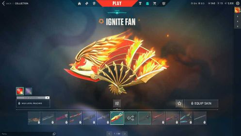 AP/OCE/SEA  [Time Limited Skin With Mail ] Ignite fan + 800 VP | Full Access