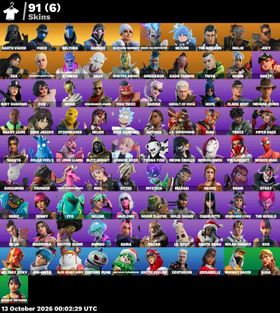[PC/PSN/XBOX] 91 skins | Darth Vader | Fixer | Sultura | Xander | Blizzard Bomber | Renzo the Destroyer | Nezumi | The Ageless | Malik | Joey | 550 VB