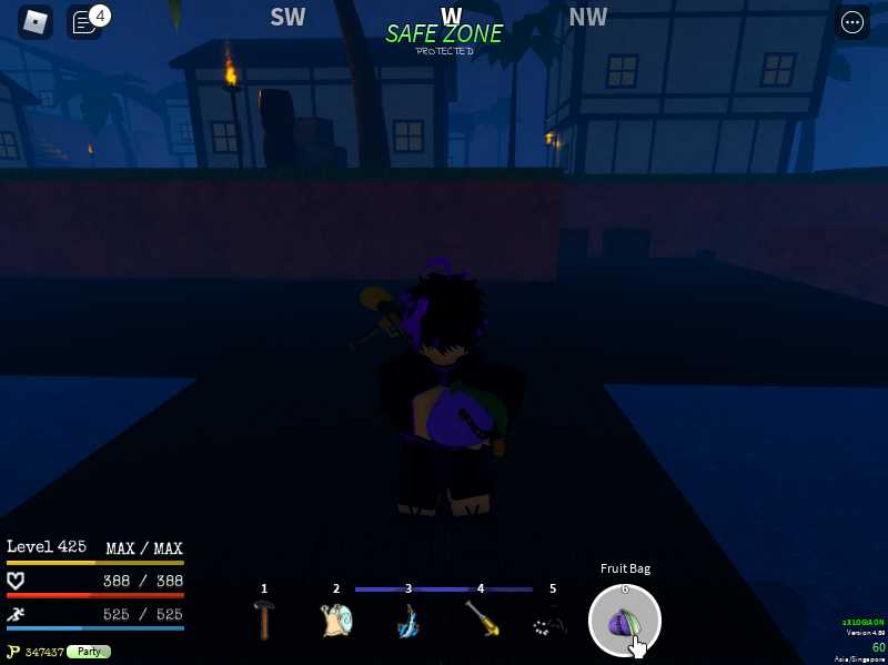 GPO Grand Piece Online Lv.425 (MAX) + Fruit Bag