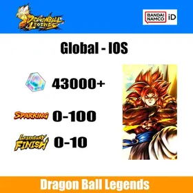 Global-IOS | 43000+ Chrono Crystal | UL Super Saiyan 4 Gogeta | LL:1-5 | BANDAI-ID | Fast delivery
