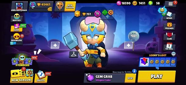 45k Trophies Ranked Maxed Brawlers
