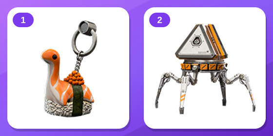 Apex Legends Twitch Drops (2 Items) — Sushi Nessie Gun Charm + APEX Pack
