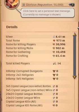 [ASIA SERVER] TOTAL FAME 973M | GOOD SPECK FOR ZVZ HCE PVE | INSTAN DELIVERY