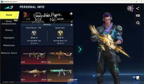 ASIA|Eternal Gun:AUG-Empyrean|2 Ultra & 2 Legendary Gun|Check SS BS3447B