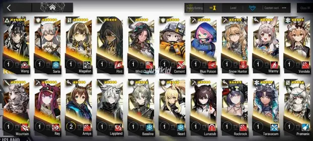 ARKNIGHTS GLOBAL STARTER 5*6 , LIMITED WANG , RAY,MOUNTAIN,SARIA,MAGALLAN