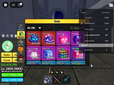 ID 545:Level 2800+God+CDK+SG Kitsune Gravity Inven|Unverified Account|Auto Delivery|Blox Fruits