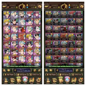 GLOBAL 2.400💎 | 7M CC | New Gawain | New Ban + Meliodas Cross : IF | All Collab Gachiakuta | Collab Re:Zero | 8 LR + 15 BASIC UR