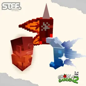 x10 Dragon Breath Seed & x5 Ghost Pepper Seed & x10 Moon Bloom Seed | Grow A Garden 2 - Roblox
