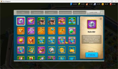 Server 3874|Power 60.7M|VIP 15|32 Lagendary Commander (6 Com Skill Enhanced)|Much Resorce|69k Gem|ROK902