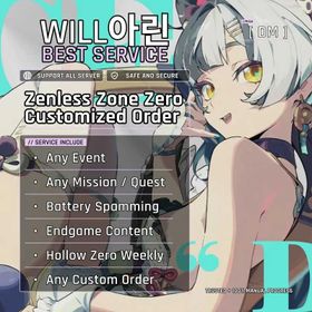 Customized Premium Service Zenless Zone Zero