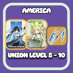 【America】YangYang Xuanling + Verina + Azure Oath | UL 8-10 | Login By Microsoft Email | Full Access
