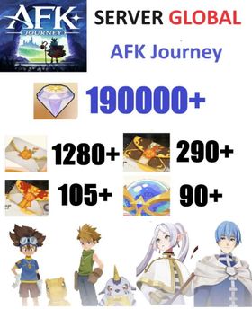 【Server Global】190000 Gems + resources shown in the image