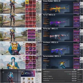ACC LEVEL 83 | TRIO M4 FOOL + FIRE + RORAING | RORAING DORGAN AKM | PHONEXTRA X SUIT 2 ⭐⭐ | UNTAMED CELESTIAL ULTIMATE | 83 MYTHIC | 60 COLLECTION LEVEL | 2X CONQUER | 1X MYTHIC LOBY |