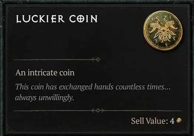 Season Softcore | x1 Luckier Coin | Quest Item | Uber Horadrims