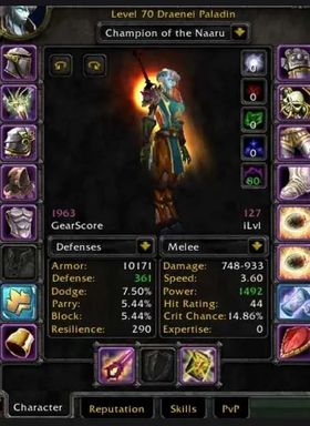 WC56 – EU Spineshatter BiS Paladin | 2K GS, Near-Full BiS Across All Specs