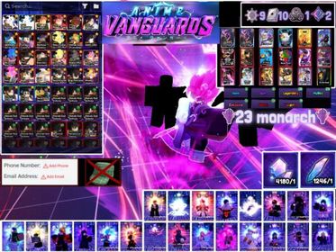 24x Monarch 👑 | 23x 神 SPA | 17x 神 Range | 14x 神 Damage | 9x Divinity  | Anime Vanguards |📦 Instant Delivery