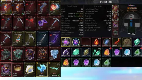 BEST ACCOUNT With 151k Damage; Includes Ancient Divine Bows (levels 92 and 60) and Many Other Excellent Weapons. Safe, clean Account With Instant delivery[ikbl036].