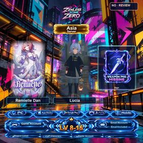 Asia | LV 8-15 | Remielle Dan+Lucia+Sign | Email Account | Delivered 20Min|@Z21