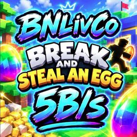5X 10B/s+ Pet - Break and Steal an Egg - Roblox