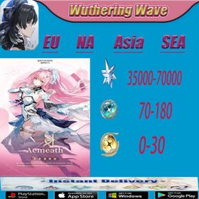 NA|Lv49|Aemeath|65K-69K Astrite|152+Lustrous |4+Radiant|Wuthering Wave