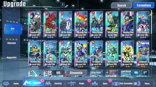 SDG130 – Global 75K Gems Very Strong Account | 11 MLB, Wing, Altron, 00 Raiser, Destiny + Burning
