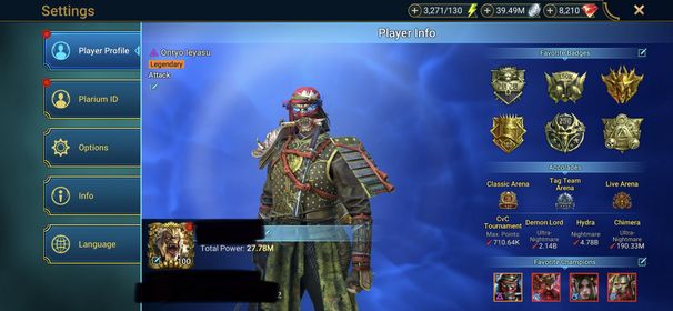 [8 Mythical Champions][27.78M] Lady Mikage,Nais,Nell(5*),Gizmak,Frolni(5*)/x2,Embrys,Karnage + 279 LEGENDARY (Marius(5*),Titus+Wixwell x2,Tormin x2+Hilvi,Pheidi,Yumeko,Shu-Zhen(5*)/x2,Sulfuryion,Onryo(5*)...) + 1k UNM + 1k NM HYDRA + 25 SD/25 SHOGUN AUTO