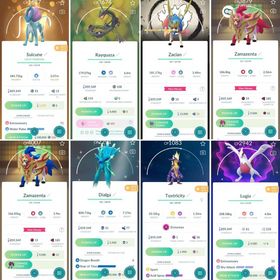 Premium Pokémon GO Account | Level 59 | 480 Legendaries, 304 Shinies,  26 Shiny & Legendaries | Zacian , Zamazenta , Dialga , Toxtricity & Kyogre