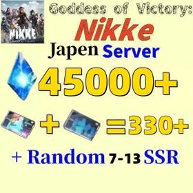 Japen server|45000+Diamond+Random 3-13 SSR + Recruitment Scroll +280]Goddess of Victory: Nikke