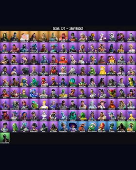 127 Skins Homer Simpson ⭐️ Hades ⭐️ Roast Lord ⭐️ Korra ⭐️ Cerberus ⭐️ The Machinist ⭐️ Cat Holloway ⭐️ Godzilla Evolved ⭐️ Sub-Zero (MK3) ⭐️ Incinerator Kuno ⭐️ Omegarok ⭐️ Peter Griffin ⭐️ Kado Thorne ⭐️ Zeus ⭐️ Spectra Knight ⭐️ Valeri m9813473516
