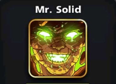 Mr. Solid Avatar + VIP Points - (In Your Account )
