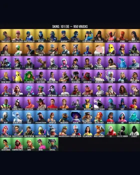 [OG] 101 Skins Travis Scott ⭐️ Deadpool ⭐️ Meowscles ⭐️ Peely ⭐️ Midas ⭐️ Aura ⭐️ Backlash ⭐️ Siren ⭐️ Sparkplug ⭐️ Poised Playmaker ⭐️ Hush ⭐️ Skye ⭐️ Rippley vs Sludge ⭐️ MJ (No Way Home) ⭐️ B.R.U.T.E. Gunner ⭐️ Monks ⭐️ Champion Stash' m9833681092