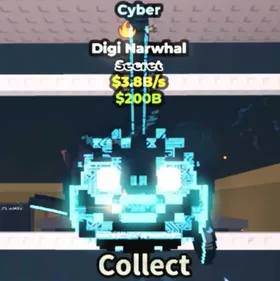 Cyber Digi Narwhal 3.8B Steal a Brainrot