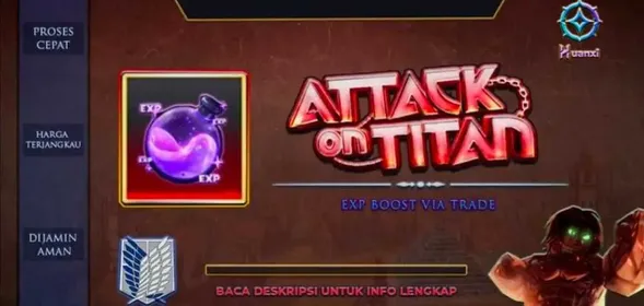 EXP Boost 2 Hour  Attack on Titan Revolution