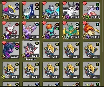 Evomon Account | 🌈 12 Shiny Prismatic | Tarragon SSS + Volcrest SSS + Thordlord SSS + Lavarock SSS + Clanx SSS | 📊 LV.47 | ⚡ Automatic Delivery