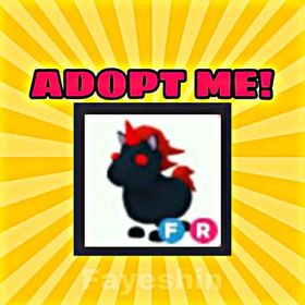 Adopt Me Legendary Fly Ride Evil Unicorn FR