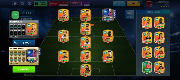 CHAMPION MESSI 98 || MESSI 2X || RONALDO 98, NEYMAR 96 GRIEZMANN 96, COUTINHO 93, HAZARD 93, BENZEMA 95,RAMOS 92|| ANOTHER RAER PLAYERS ACCOUNT