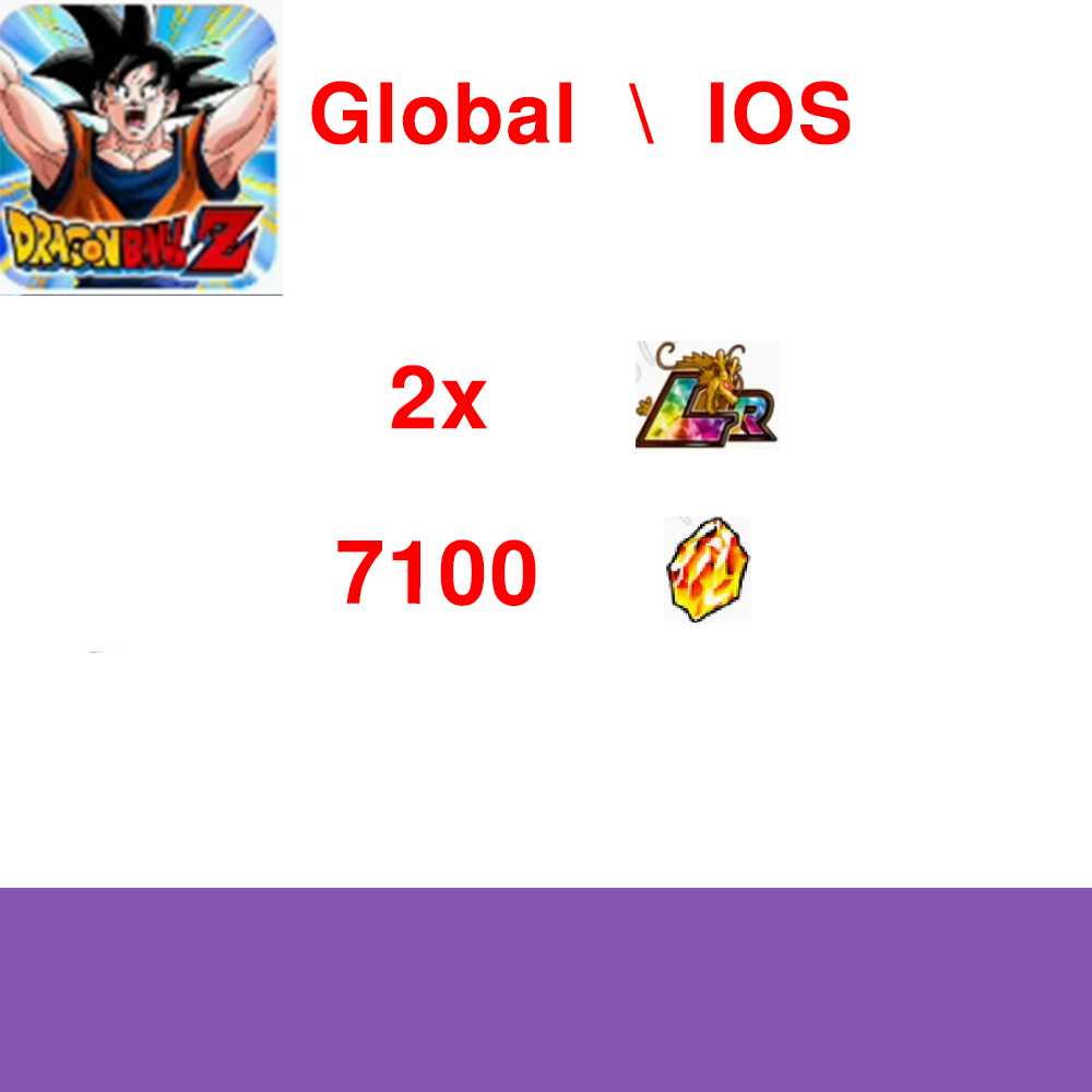 Compte Dokkan Battle Global IOS - 133 LR Dont Tous Les LR Anniversaire - 7100 DS