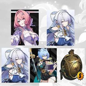 Asia|Female lv 5-12| Remielle Dan + Velina + Velina + Lucia + Lucia Weapon  + Random 4-star character|Fast delivery