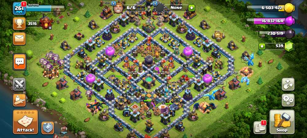 Th 14 full Max account level 261 heroes max pet's open all trophies max bulder base full Max a few magical items and medals iOS and android safe account full information