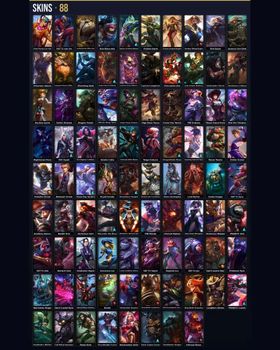 🌍 TR ⭐ Unranked 🎨 88 Skins 🏆 127 Champions 💙 11K BE 📈 Level 62 🔥 Riot Kayle 🏅 4 Victorious 🏅 2 Riot 💎 2 Ultimate 💎 6 Legendary 🔹 Spirit Guard Udyr 🔹 Pulsefire Ezreal 🔹 Aether Wing Kayle 🔹 Surprise Party Fiddlesticks 🔹 Brolaf 🔹 TPA Orianna m9686074191