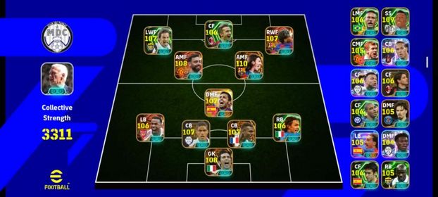 3311+ ❤️‍🔥ANKARA MESSI 110❤️‍🔥Yamal 107❤️‍🔥BUFFON 108 ❤️‍🔥DEL PIERO 107 ❤️‍🔥PELE 109❤️‍🔥Mbappe 106 ❤️‍🔥Only Konami linked I
