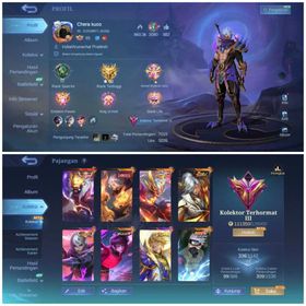 ⚡EXORCIST HAYABUSA⚡11.11 HAYABUSA⚡LEGEND FRANCO⚡MOSKOV ALLSTAR⚡KAKASHI HAYABUSA⚡AAMON SOUL VEESEL⚡KOF DYROTH x KARINA⚡COLECTOR BENEDETTA x NATALIA⚡PRIME CLAUDE⚡STARLIGHT VALE x LESLEY x GORD x KAGURA x HAYA⚡366 Skins | Full Herroes | Max Emblem | Moonton log in | FULL ACCES ANDROID+IOS