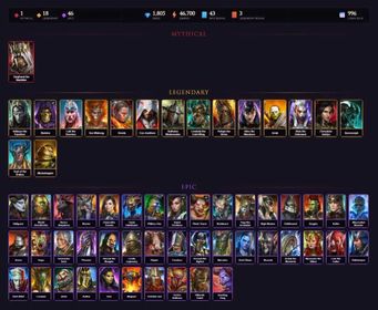 [STARTER]Siegfrund+Pelops the Victor+Vallaryn the Equalizer+Dorothy Gale+Skeletor+Loki+Wukong+Ronda+Ezio+Rathalos+46Epics