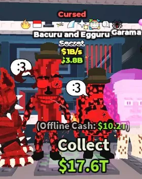 Cursed Bacuru and Egguru Clean Trait  - Secret $1B/s - Steal a Brainrot Fast Delivery