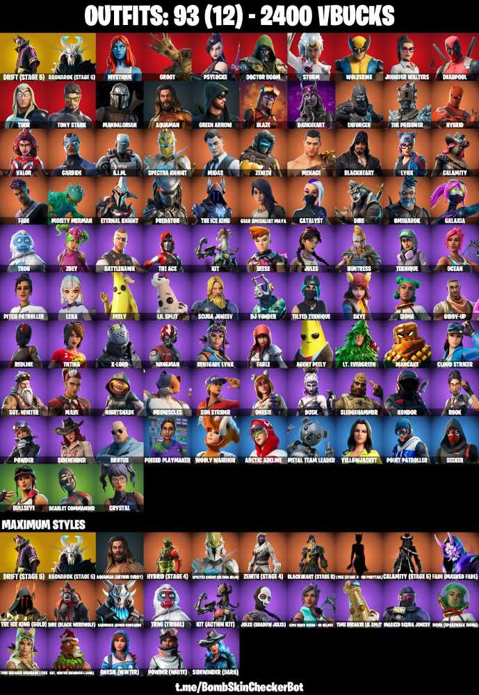 [PC/PSN/XBOX/NINTENDO] 93 Skins | Ragnarok (Stage 6)|Galaxia|Reaper Axe ...