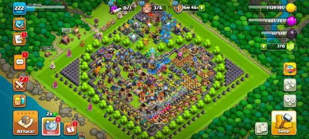 Th 18 cloed max💥6 hero max💥Rare Heart base 40+💥moveable trees🌳6 hero max💥good Epic💥max wall💥full access